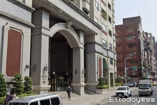 ▲▼    北市松山區男子墜樓當場死亡         。（圖／記者黃彥傑翻攝）