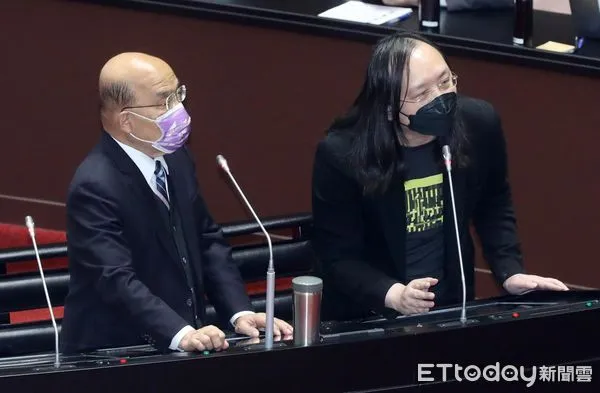 ▲▼蘇貞昌 唐鳳 立法院總質詢 交通組。（圖／記者屠惠剛攝）