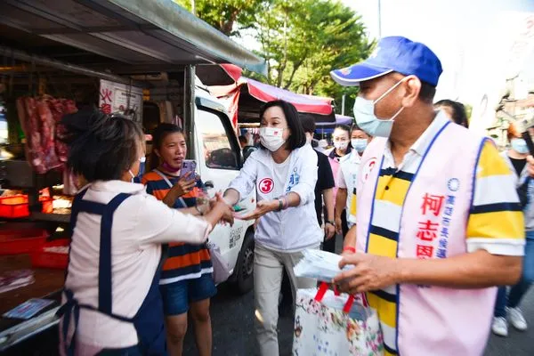 ▲▼ 國民黨,柯志恩,三民區,金獅湖,2022九合一大選,2022高雄市長。（圖／柯志恩競選辦公室提供）