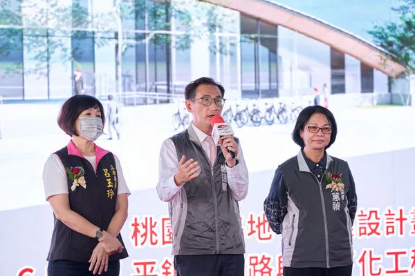 ▲▼ 桃園,平鎮車站,鄭運鵬,鐵路地下化,鄭文燦,高科技產業,龍潭科學園區,2022九合一大選,2022桃園市長。（圖／鄭運鵬競選辦公室提供）