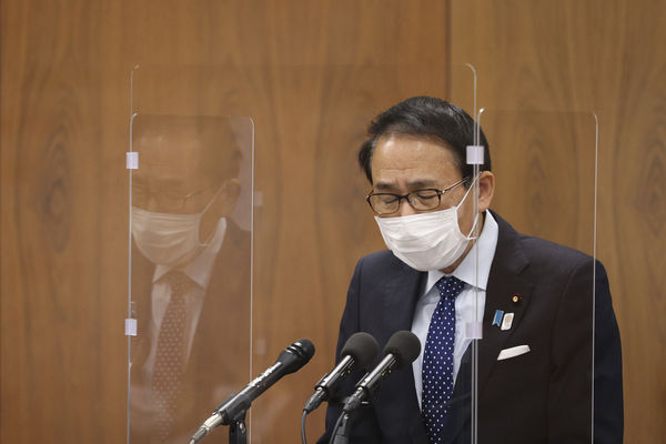 ▲▼ 日本法務大臣葉梨康弘（Yasuhiro Hanashi）因為失言遭到撤換。（圖／達志影像／美聯社）