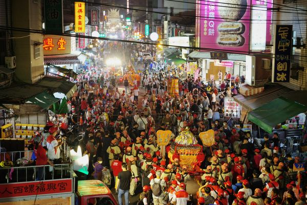 ▲西螺福興宮太平媽與北港朝天宮媽祖，睽違一甲子再相會。（圖／雲林背包客提供）