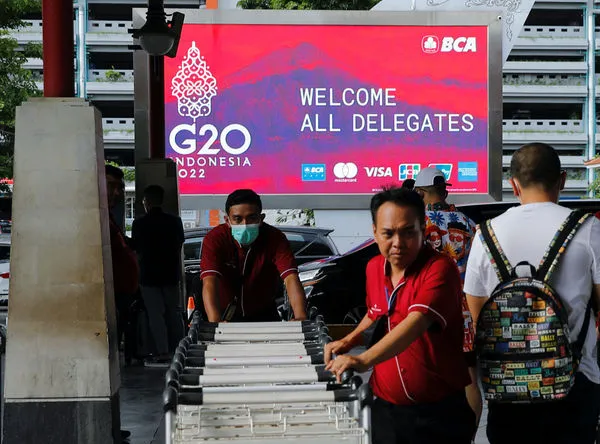 ▲▼印尼的國際機場為了迎接G20峰會正在著手準備工作。（圖／路透）
