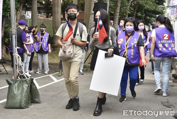 ▲▼最美里長陳紫渝競選服務處成立茶會。（圖／記者李毓康攝）