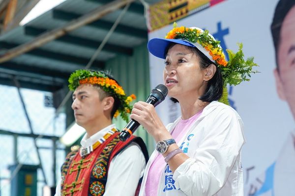 ▲▼        柯志恩茂林站台林榮昊　強調國民黨對原鄉建設不遺餘力     。（圖／柯志恩競選辦公室）