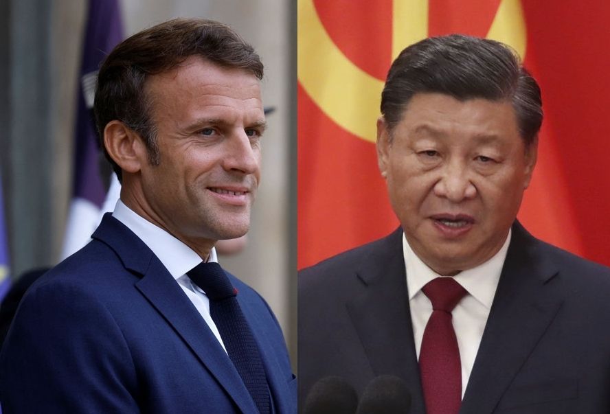 ▲▼法國總統馬克宏（Emmanuel Macron）將與中國國家主席習近平會談。（圖／達志影像／美聯社）