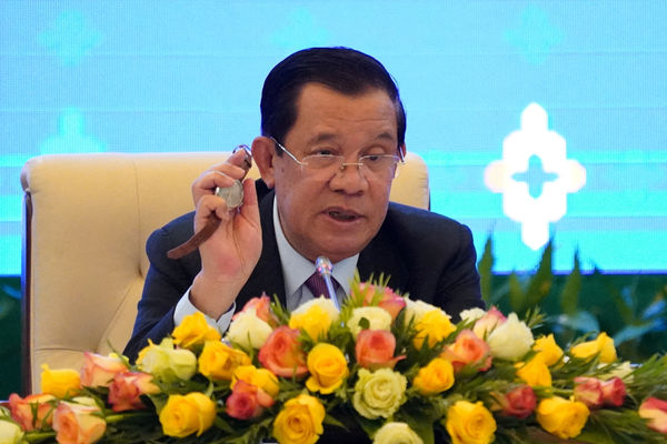▲▼ 柬埔寨首相洪森確診新冠肺炎。（圖／路透）