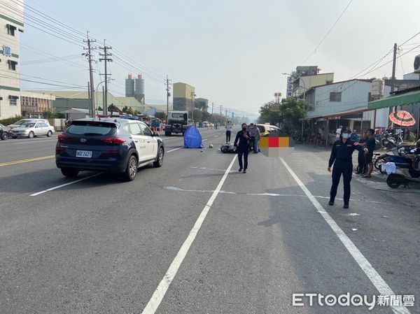 ▲▼岡山死亡車禍             。（圖／記者陳宏瑞攝）