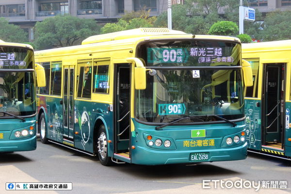 ▲▼ 交部輔導示範型電動大客車在高雄首航。（圖／公路總局）