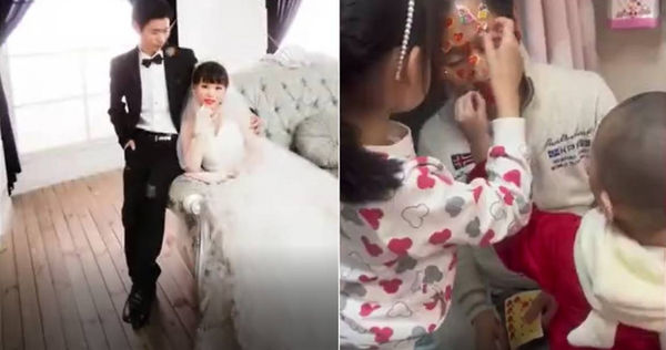中國浙江一名女子和大12歲「舅舅」結婚，到現在已經8年。（圖／翻攝自星視頻）