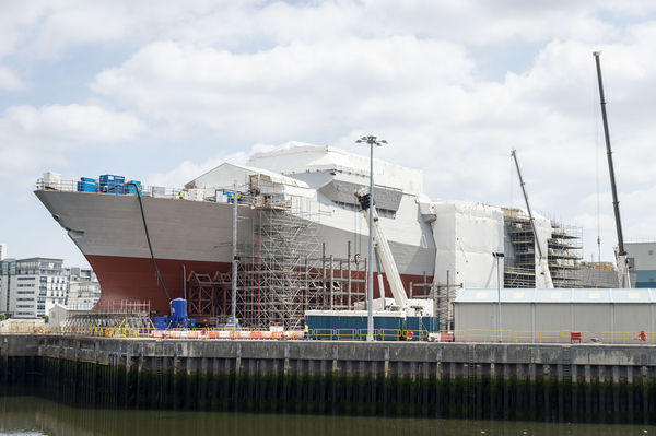 ▲▼英國正在建造26型護衛艦「格拉斯哥號」（HMS Glasgow）。（圖／翻攝自英國國防部）