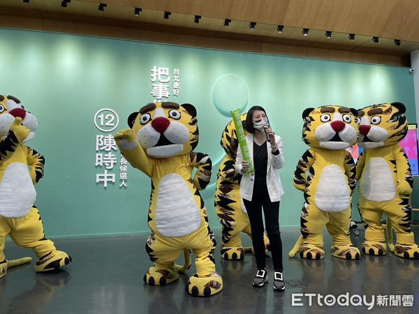 ▲▼陳時中競總「疼惜台北、為愛而走」大遊行公布記者會。（圖／記者呂晏慈攝）