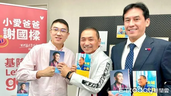 ▲謝國樑與侯友宜攜手承諾 要把基隆捷運蓋起來。（圖／記者郭世賢翻攝）