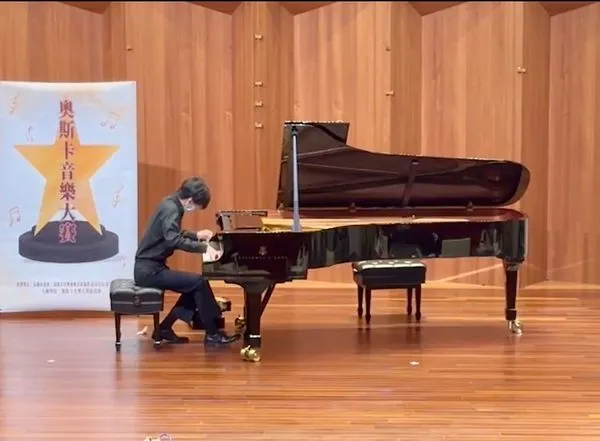 ▲▼陳水扁外孫趙翊廷榮獲奧斯卡音樂大賽第一名。（圖／翻攝自Facebook／陳水扁新勇哥物語）