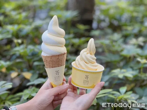 ▲▼「全家X嵜本 SAKImoto Bakery」推玉米濃湯霜淇淋。（圖／記者蕭筠攝）