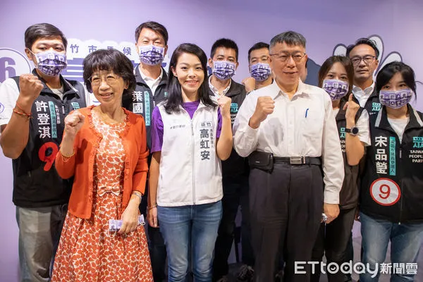 ▲高虹安、柯文哲。（圖／競辦提供）