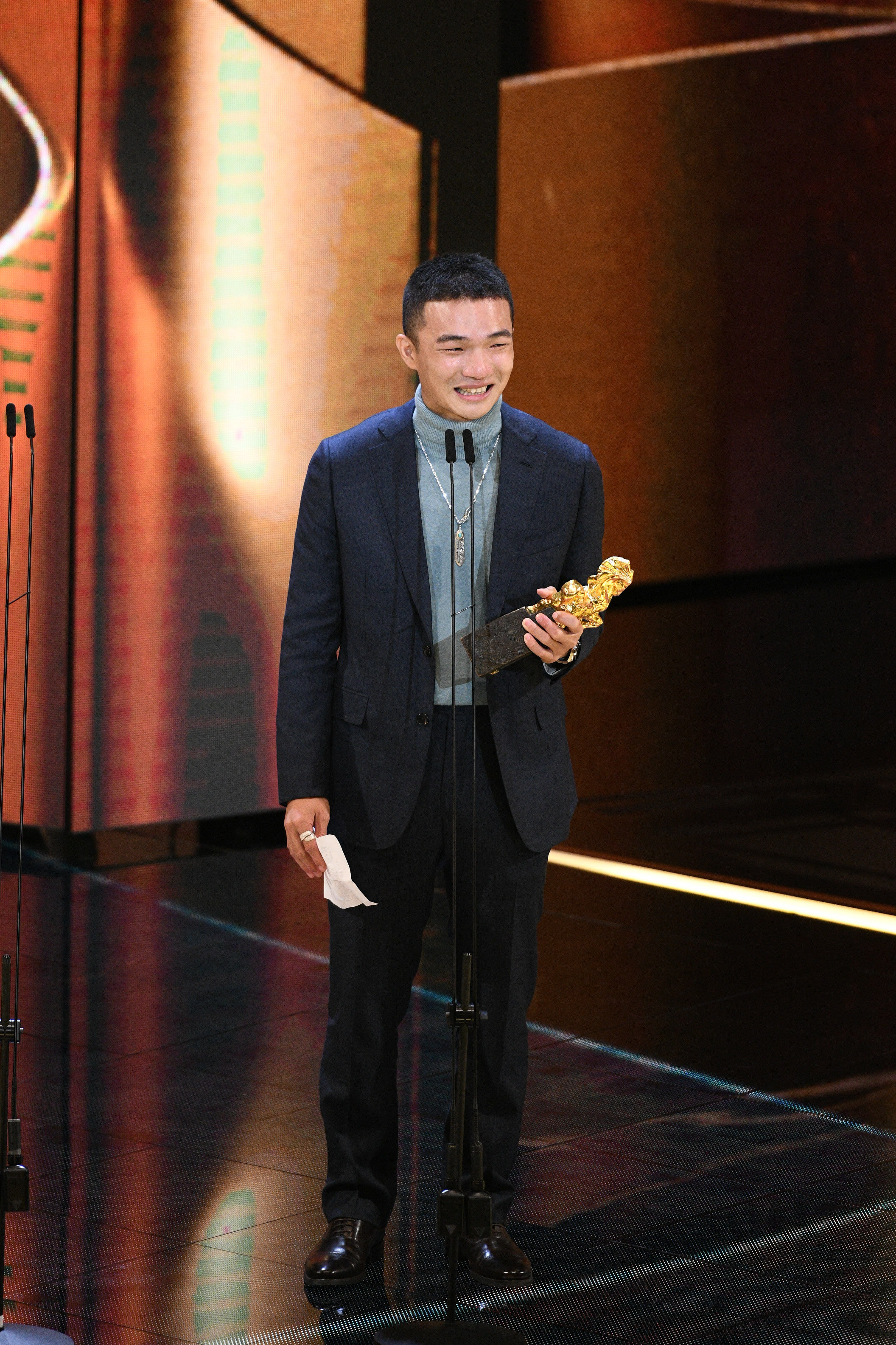 ▲第59屆金馬獎最佳新演員，胡智強《一家子兒咕咕叫》。（圖／金馬執委會提供）