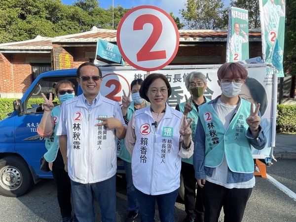 ▲賴香伶選前黃金週車隊拜票