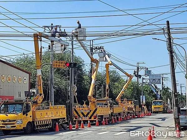 ▲台電完成地下電纜線工程             。（圖／記者陳崑福翻攝，下同）