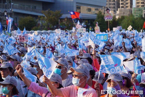 ▲彰化縣長王惠美今日下午舉辦南彰化團結造勢活動。（圖／競選總部提供）