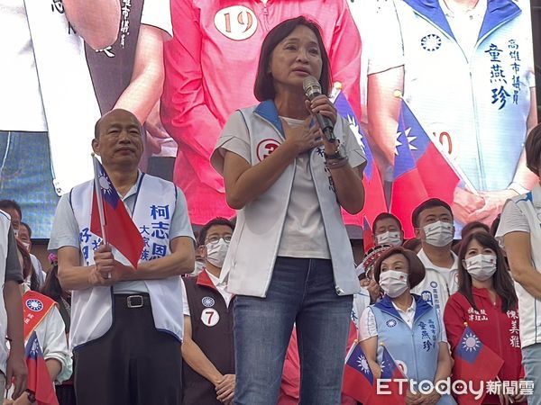 ▲▼國民黨高雄市長候選人柯志恩黃金周造勢活動。（圖／記者許展溢攝）