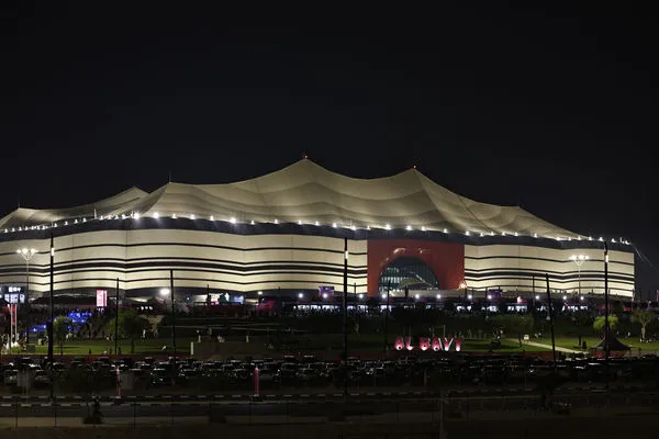 ▲▼卡達巴伊特體育場。（圖／路透）