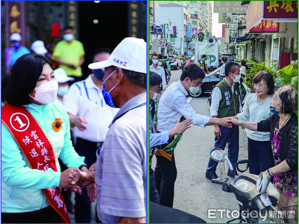 ▲雲林縣長選舉倒數關鍵回歸陸戰拜票。（圖／記者蔡佩旻翻攝）