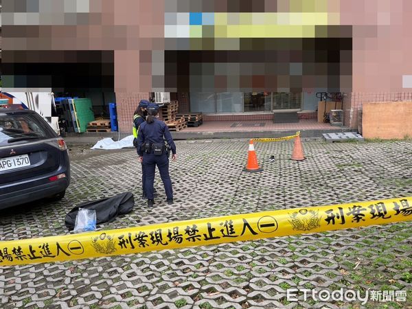 ▲▼汐止新台五路某社區女住戶墜樓死亡。（圖／記者張君豪翻攝）