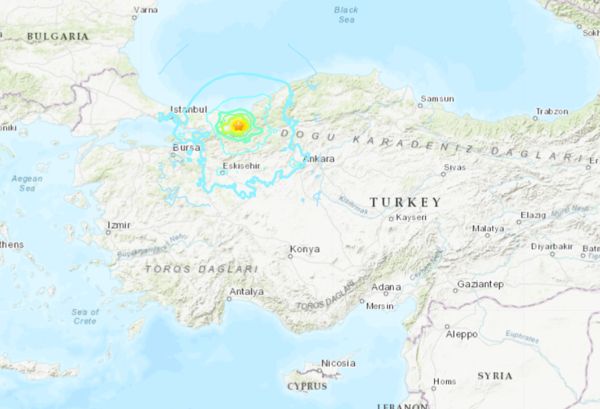 ▲▼ 土耳其地震。（圖／翻攝自USGS）