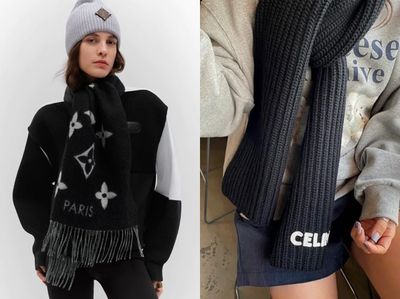 7款精品圍巾冬季禦寒必備　Celine羅紋羊毛、Loewe隨興打法都時髦