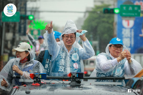 桃園市長選戰。（圖／翻攝自Facebook／張善政、鄭運鵬、賴香伶、鄭寶清）