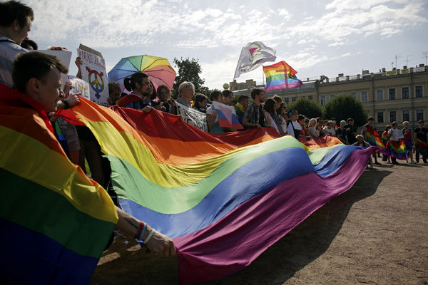 ▲▼俄羅斯LGBT遊行。（圖／路透）