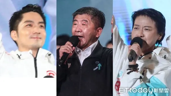 ▲▼蔣萬安、陳時中、黃珊珊。（圖／記者屠惠剛、林敬旻、李毓康攝）