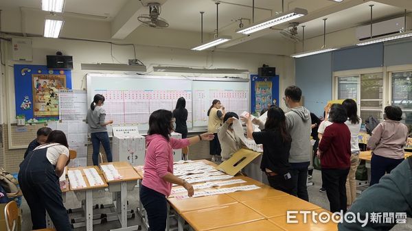▲▼北市天玉里開票。（圖／記者許敏溶攝）