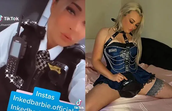 同事上色情網站意外認出　豪放女警「穿警察制服拍片」被停職。（圖／翻攝自Instagram）
