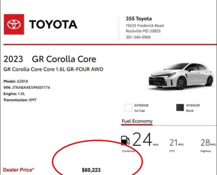 ▲今年才剛發表的GR Corolla，美國經銷商一口氣大漲價。（圖／翻攝自TOYOTA，以下同。）
