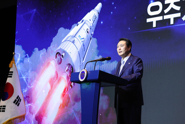 ▲▼南韓總統尹錫悅28日表示，計畫將南韓打造為宇宙經濟強國。（圖／達志影像／newscom）