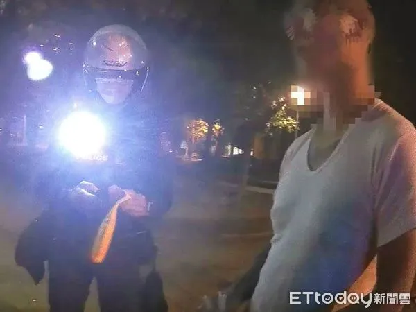 ▲台南市警二分局海安派出所，攔檢查獲吳、余兩人涉嫌吸毒，余嫌本身係毀損罪嫌通緝犯。（圖／記者林悅翻攝，下同）