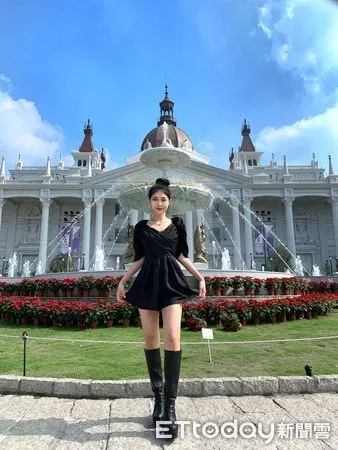 ▲▼  嘉義好吃又好玩  甜美IG網紅蔡旻大啖民雄鵝肉 。（圖／嘉義縣政府提供）