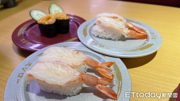 ▲壽司郎海膽鮪魚中腹、赤蝦。（圖／壽司郎提供）