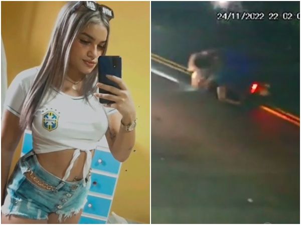 ▲▼巴西18歲女子賈西雅（Vanessa Freitas Garcia）看完世足騎車雙載返家，沒戴安全帽，車禍慘死。（圖／翻攝自YouTube）