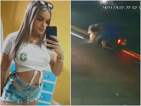 ▲▼巴西18歲女子賈西雅（Vanessa Freitas Garcia）看完世足騎車雙載返家，沒戴安全帽，車禍慘死。（圖／翻攝自YouTube）
