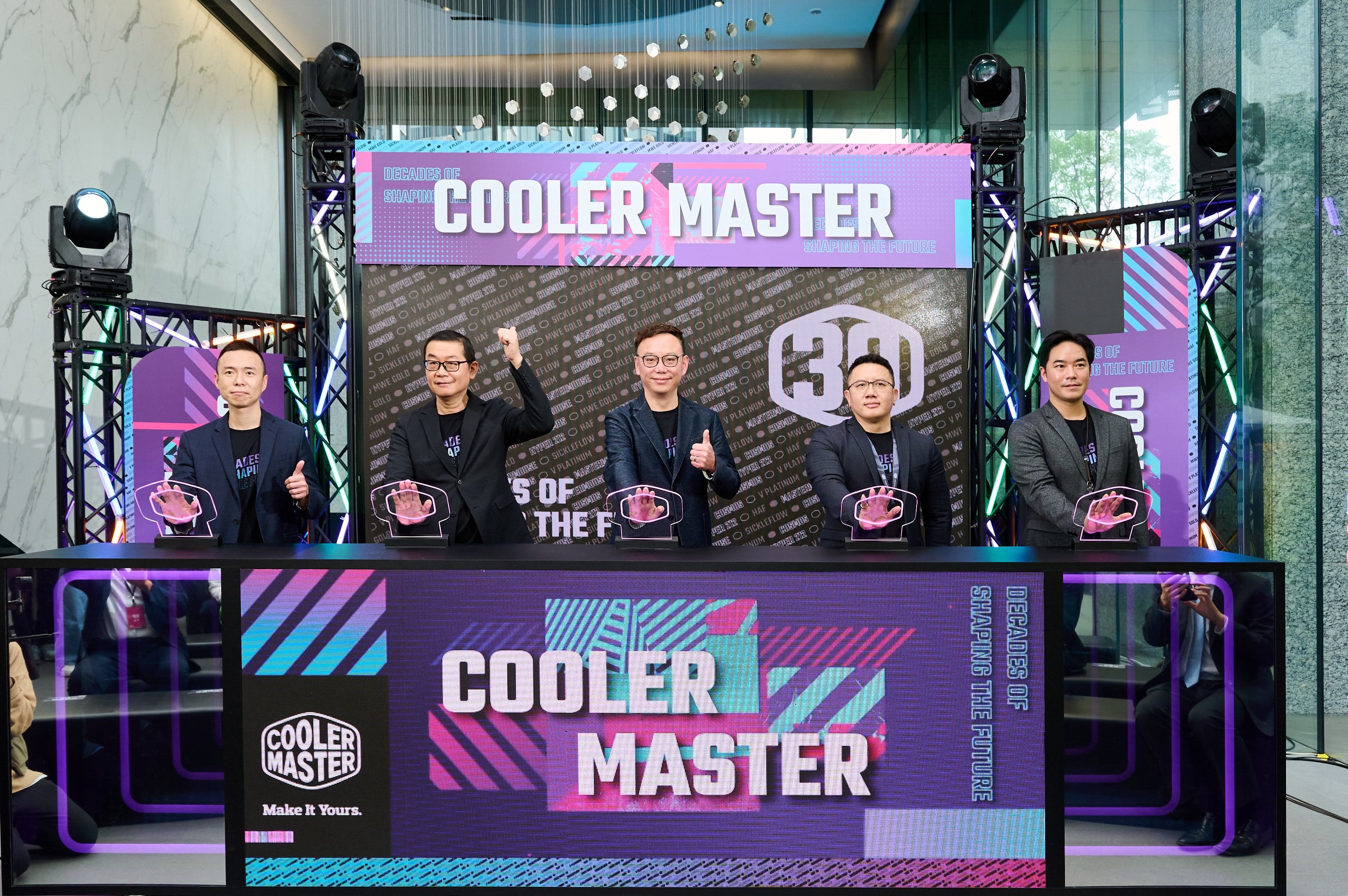 ▲▼Cooler Master今(30)日舉辦「30週年暨全新創客大樓落成」記者會，以主題展區和沉浸式互動體驗，展現Cooler Master歷年成就及未來發展。（圖／Cooler Master提供）