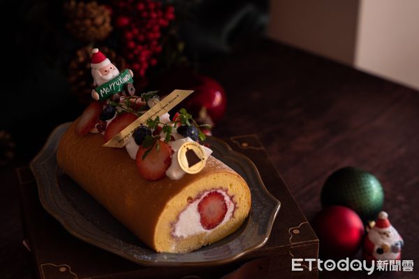 ▲小樽洋菓子舖LeTAO_聖誕節草莓生乳捲。（圖／小樽洋菓子舖LeTAO提供）