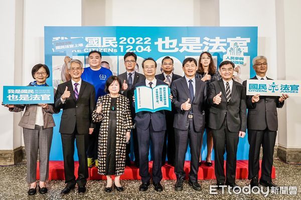 ▲為迎接2023年即將施行的國民法官制度，司法院於國定古蹟台南地方法院（司法博物館）舉辦「我是國民，也是法官－國民法官制度特展」。（圖／記者林悅翻攝，下同）