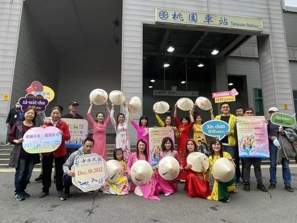 ▲快閃演出「越南斗笠舞」