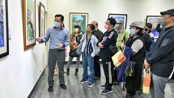 ▲▼「寧靜靈境」張晉霖水彩畫個展 透過水彩細膩創作以景抒情。（圖／新北市文化局提供）