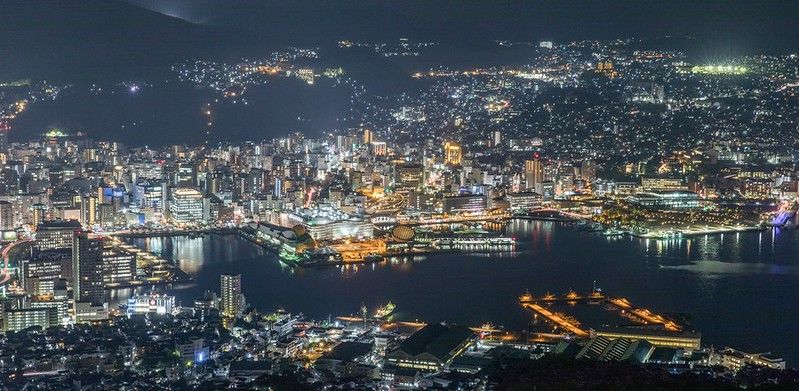 纜車上俯瞰浪漫長崎夜景 270度廣角山頂展望台海岸港口一覽無遺 Ettoday旅遊雲 Ettoday新聞雲