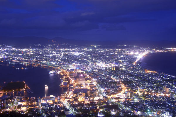 ▲北海道函館的百萬夜景。（圖／五福旅遊提供）