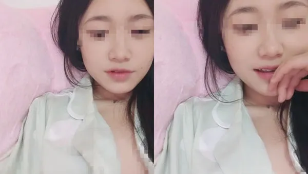 ▲清純女孩開情色直播。（圖／翻攝黑料不打烊網站）